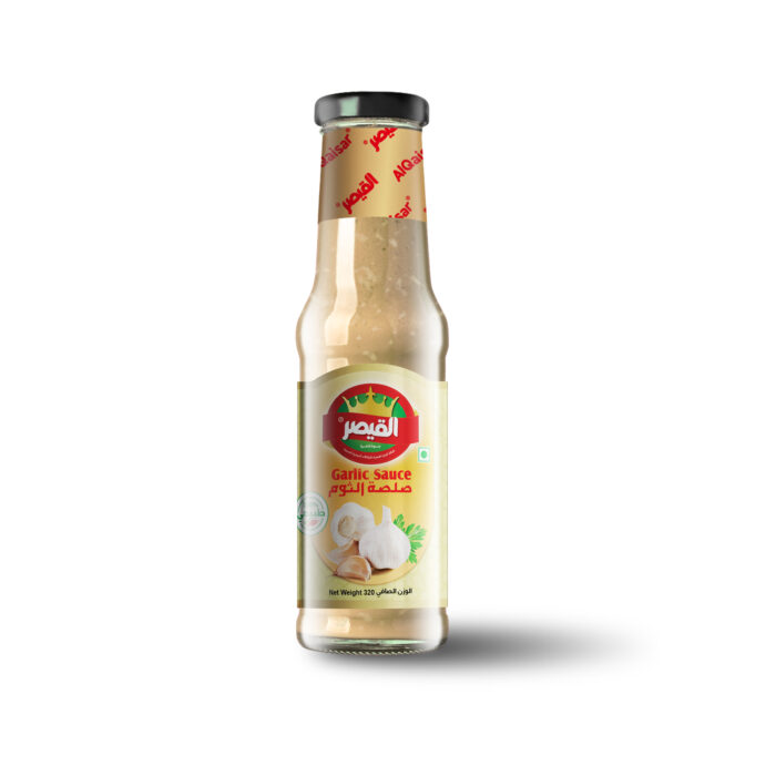 AlQaisar Garlic Sauce Glass Bottle 280g