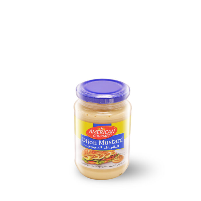 American Gourmet Dijon Mustard Glass Jar 370gm